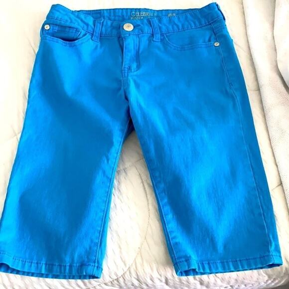 Celebrity Pink Girl’s Turquoise Capri 14. - Picture 1 of 10